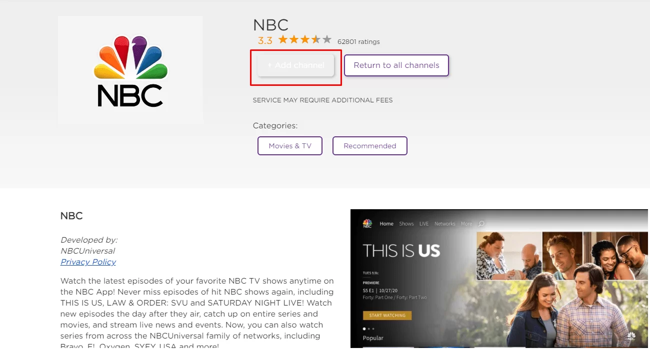 How To Add And Activate Nbc Com Activate/ NBC On Roku - HighViolet